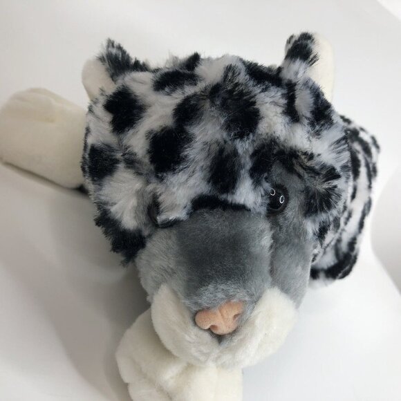 Dan Dee Collectors Choice Snow Leopard 12" Plush Realistic Stuffed Animal Toy - Picture 2 of 10